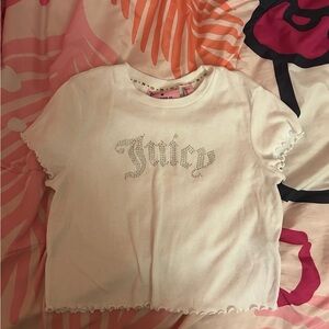 Juicy Couture White crop top